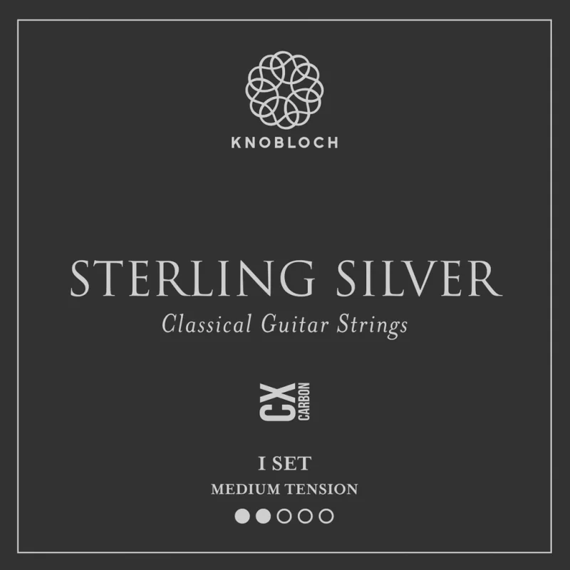 Set Corde per chitarra classica Knobloch Strings Sterling Silver CX Medium 300SSC