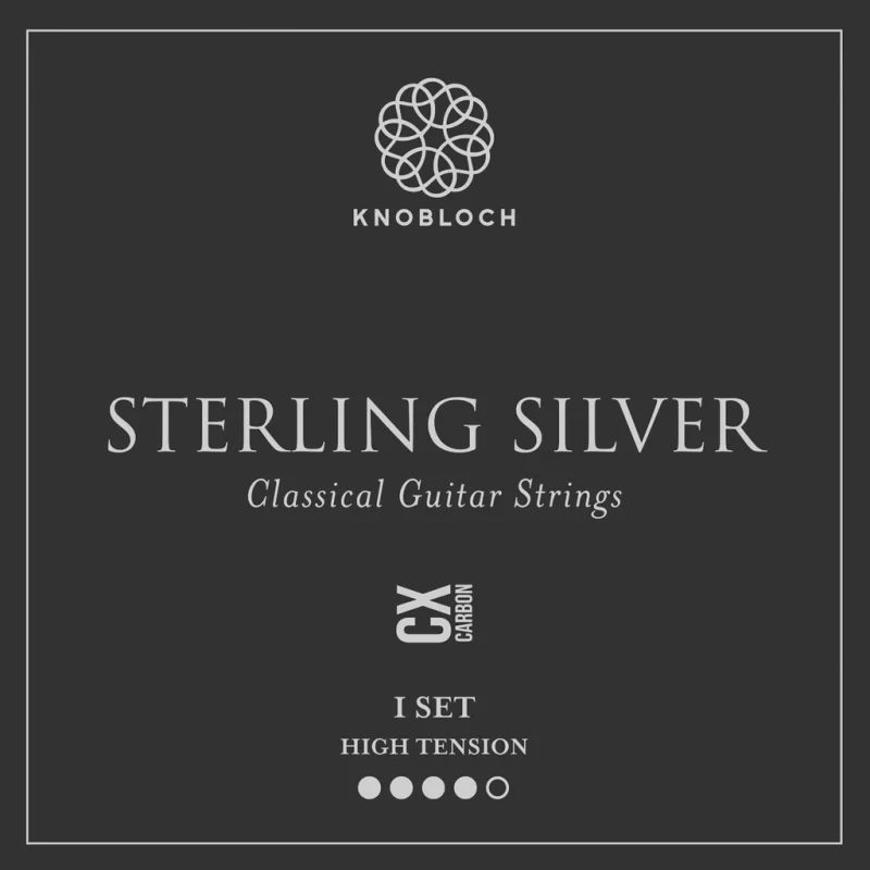Set Corde per chitarra classica Knobloch Strings Sterling Silver CX High 500SSC