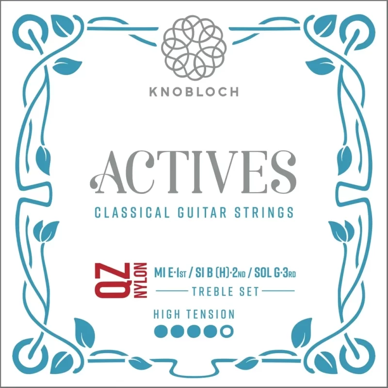 Set Corde per chitarra classica Knobloch Strings Actives QZ Treble High 500AQZ