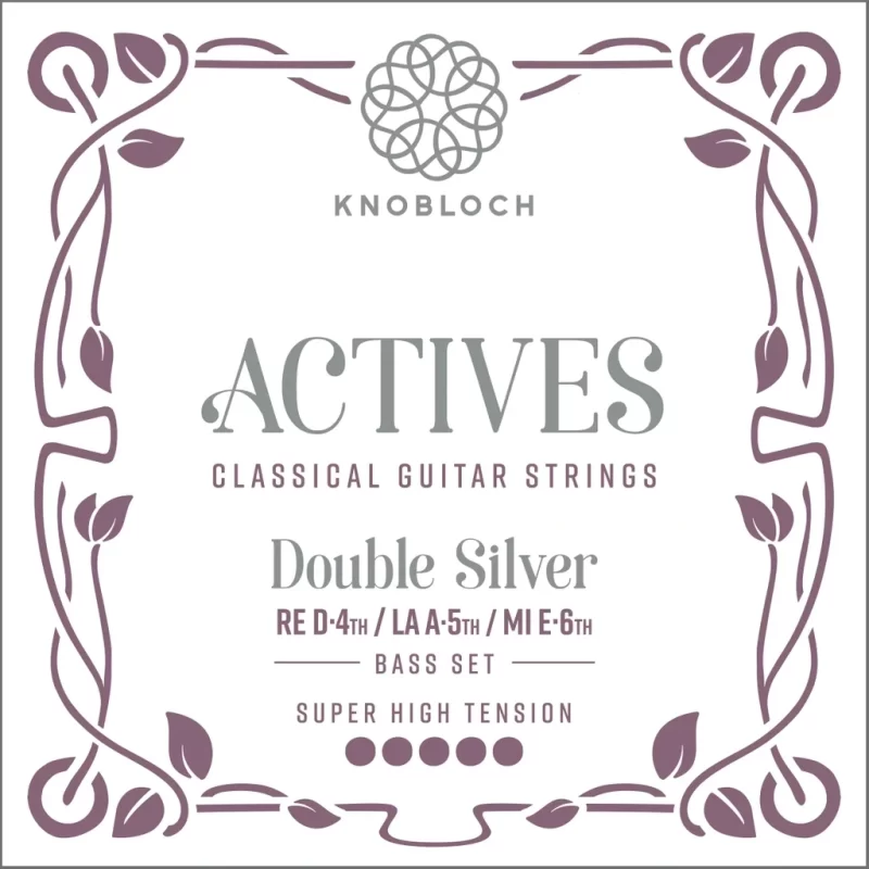 Set Corde per chitarra classica Knobloch Strings Actives DS Bass Super-high 600ADS