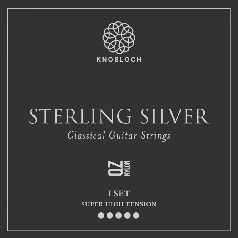 Set Corde per chitarra classica Knobloch Strings Sterling Silver QZ Super-High 600SSQ