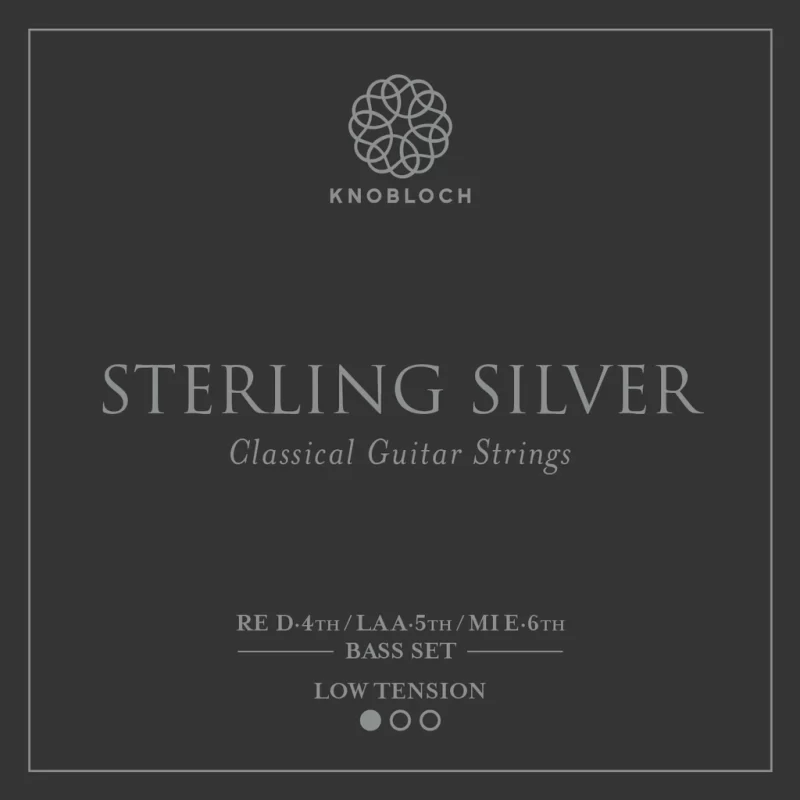 Set Corde per chitarra classica Knobloch Strings Sterling Silver Bass Low 200SS