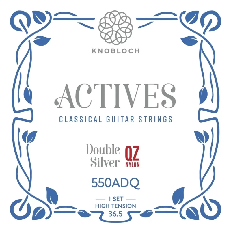 Set Corde per chitarra classica Knobloch Strings Actives DS QZ High 550 Tension 550ADQ