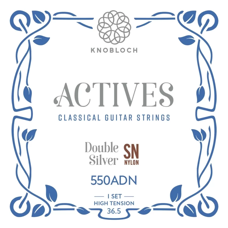 Set Corde per chitarra classica Knobloch Strings Actives DS SN High 550 Tension 550ADN