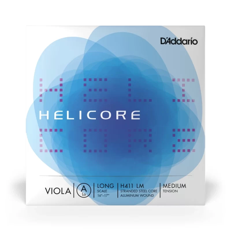 D'Addario H411 LM Corda Singola La Helicore per Viola, Long Scale, Tensione Media