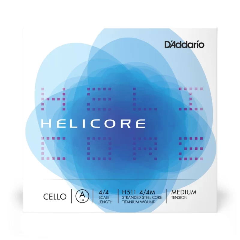 D'Addario H511 4/4M Corda Singola La Helicore per Violoncello, Scala 4/4, Tensione Media