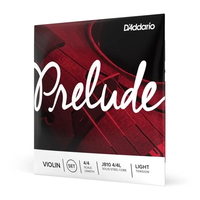 D'Addario J810 4/4L Set di Corde Prelude per Violino, Scala 4/4, Tensione Bassa